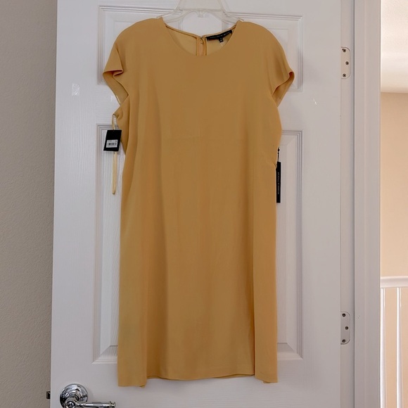 Calvin Klein Dresses & Skirts - Francisco Costa For Calvin Klein Mustard Yellow Dress- SIZE 10